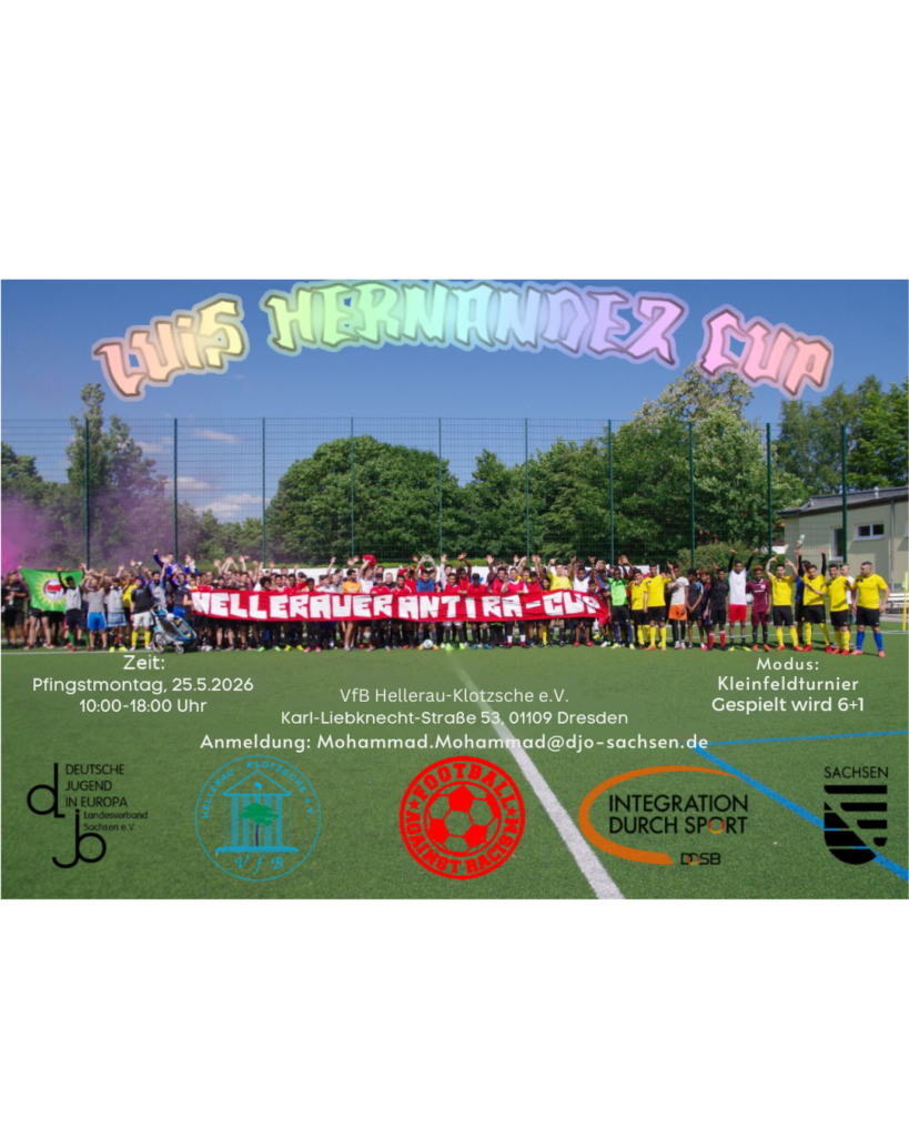 Internationaler Fußballcup 2026 in Dresden, 25.05.2026